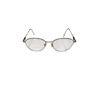Très Jolie 4 Pink Opal 140 Women’s Round Eye Glasses Metal Frames Eyewear